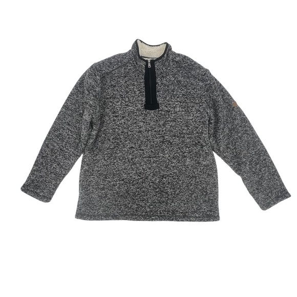 Orvis Other - Orvis Brighton Fleece Lined 1/4 Zip Long Sleeve Pullover Sweatshirt Size XL Mens